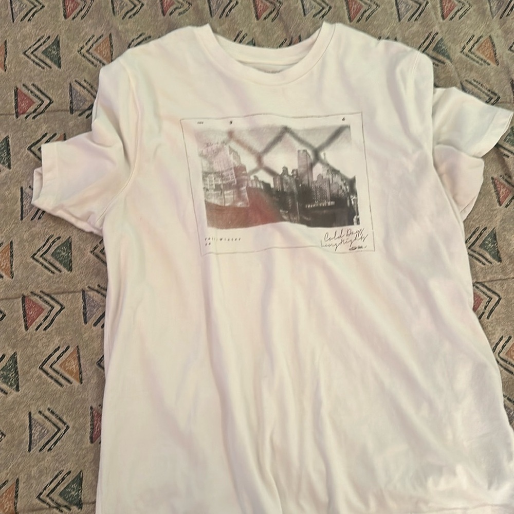 Edgy NYC Sunset Retro T Shirt